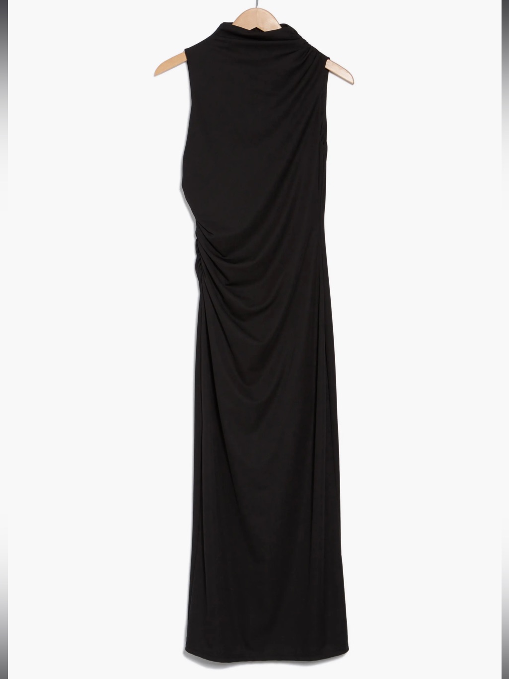 H&M Black Sleeveless Maxi Dress